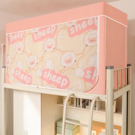 91家纺网 家纺一手货源 找家纺 总 青竹苑  2022新款遮光床帘学生蚊帐上下铺蚊帐坐床蚊帐