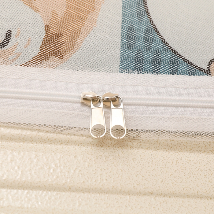 91家纺网 家纺一手货源 找家纺 青竹苑 2022新款遮光床帘学生蚊帐上下铺蚊帐坐床蚊帐 格逗熊