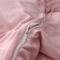 91家纺网 家纺一手货源 找家纺 2023新款韩式公主风水洗棉双层荷叶边花影系列四件套 裸粉色