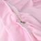 91家纺网 家纺一手货源 找家纺 2023新款韩式公主风水洗棉双层荷叶边花影系列四件套 粉色