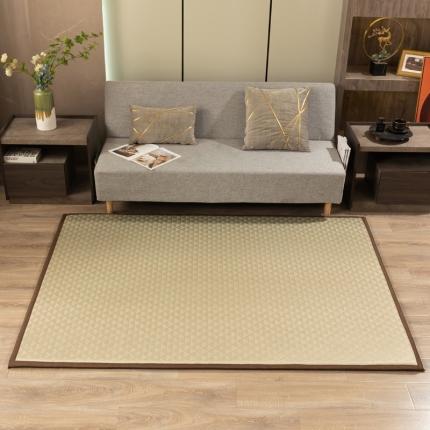 91家纺网 家纺一手货源 找家纺 北辰 2022新款凉席地垫 霜色