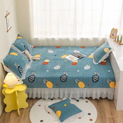 91家纺网 家纺一手货源 找家纺 （总）美优兰 2025秋冬新款牛奶绒榻榻米垫床盖（可定制）