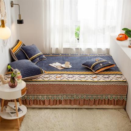 91家纺网 家纺一手货源 找家纺 （总）美优兰 2025秋冬新款牛奶绒榻榻米垫床盖（可定制）