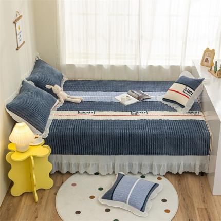 美优兰 2025秋冬新款牛奶绒榻榻米垫床盖（可定制） 巴克曼