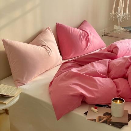 91家纺网 家纺一手货源 找家纺 例外Home2022新款32支全棉水洗棉四件套