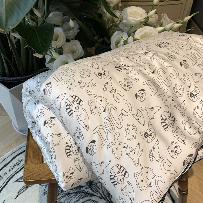 91家纺网 家纺一手货源 找家纺 汇庭 2022新品天丝棉四季被 长耳狗