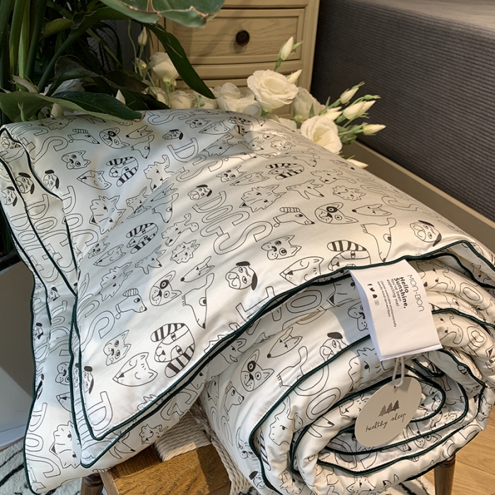 91家纺网 家纺一手货源 找家纺 汇庭 2022新品天丝棉四季被 长耳狗