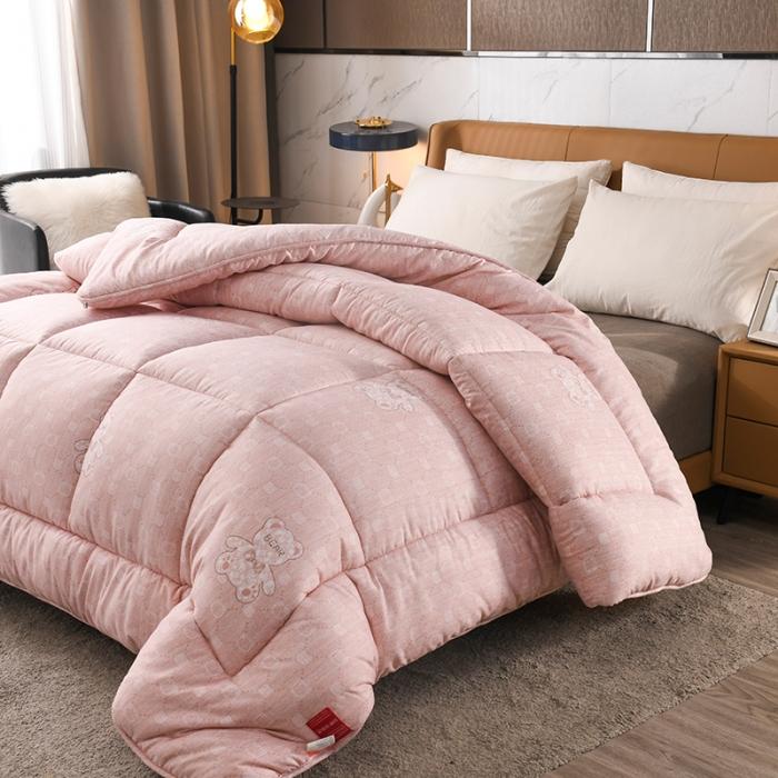 91家纺网 家纺一手货源 找家纺 尚品暖芯被印花冬被 被子 羽丝被