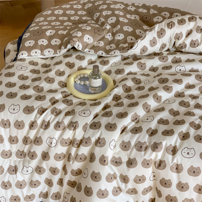 91家纺网 家纺一手货源 找家纺 汇庭 2022新款60s数码印花春秋被 口袋熊