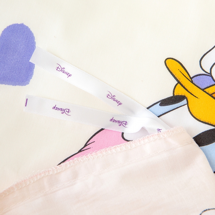 91家纺网 家纺一手货源 找家纺 小芽 迪士尼正版授权全棉幼儿园三件套 爱心黛西