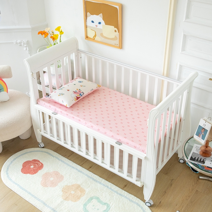 91家纺网 家纺一手货源 找家纺 小芽 迪士尼正版授权全棉幼儿园三件套 梦幻格林