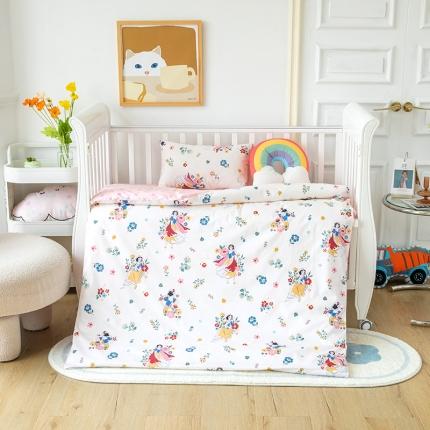 小芽 迪士尼正版授权全棉幼儿园三件套 梦幻格林