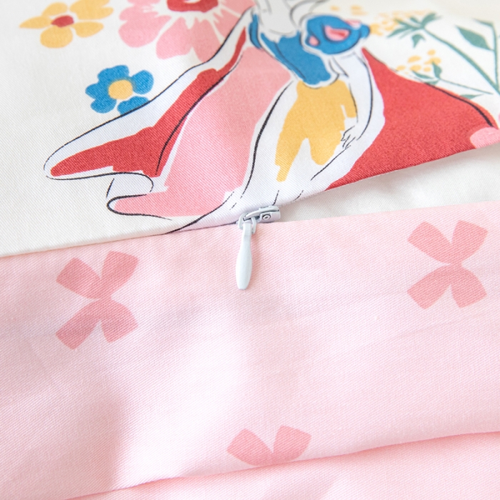 91家纺网 家纺一手货源 找家纺 小芽 迪士尼正版授权全棉幼儿园三件套 梦幻格林