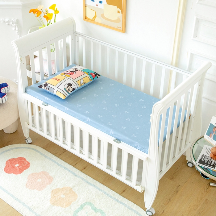 91家纺网 家纺一手货源 找家纺 小芽 迪士尼正版授权全棉幼儿园三件套 米奇连连看