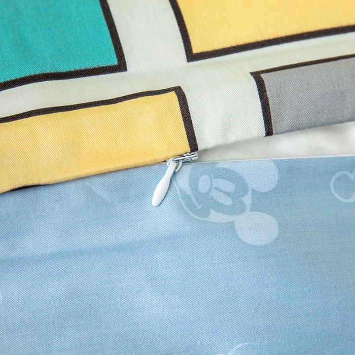 91家纺网 家纺一手货源 找家纺 小芽 迪士尼正版授权全棉幼儿园三件套 米奇连连看