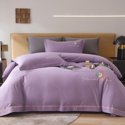 91家纺网 家纺一手货源 找家纺 （总）惠居家-2022新款亲肤透气全棉双面磨毛四件套-兰卡斯