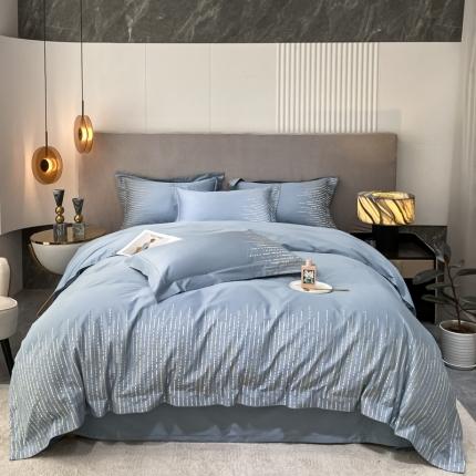 91家纺网 家纺一手货源 找家纺 （总）惠居家 2022新款120支长绒棉四件套-米尔系列