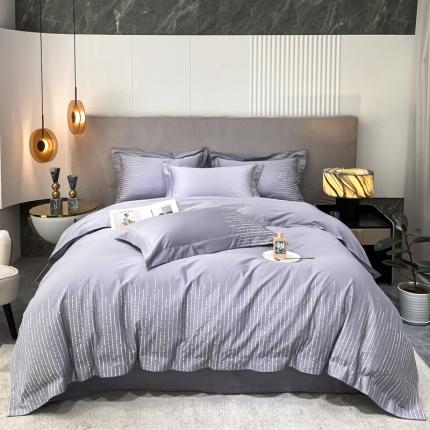 91家纺网 家纺一手货源 找家纺 （总）惠居家 2022新款120支长绒棉四件套-米尔系列