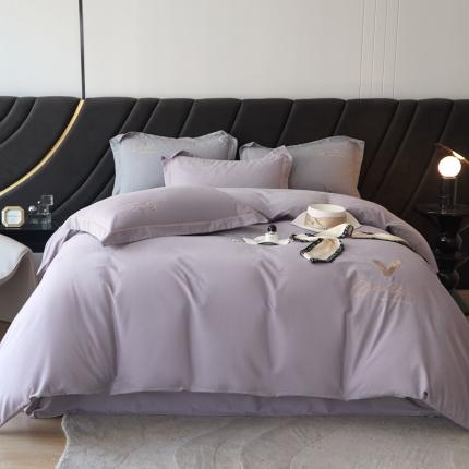 91家纺网 家纺一手货源 找家纺 （总）惠居家-2022新款亲肤透气全棉双面磨毛四件套-卡西