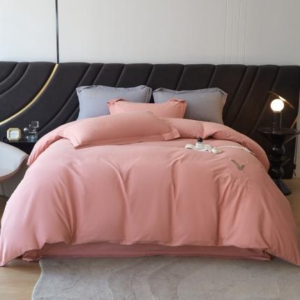 91家纺网 家纺一手货源 找家纺 （总）惠居家-2022新款亲肤透气全棉双面磨毛四件套-卡西