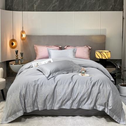 91家纺网 家纺一手货源 找家纺 （总）惠居家 2022新款120支长绒棉四件套-米尔系列