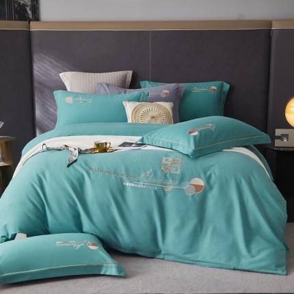 91家纺网 家纺一手货源 找家纺 （总）惠居家2022新款全棉磨毛四件套-简希