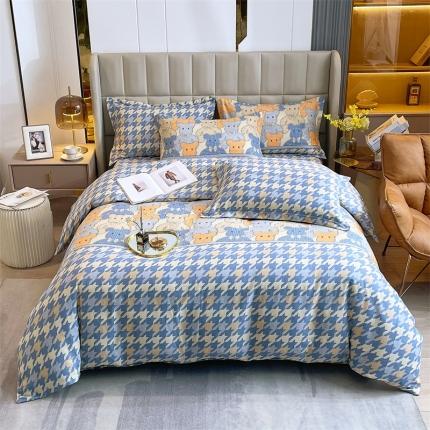 91家纺网 家纺一手货源 找家纺 （总）凯磊家纺   2022新款.磨毛四件套