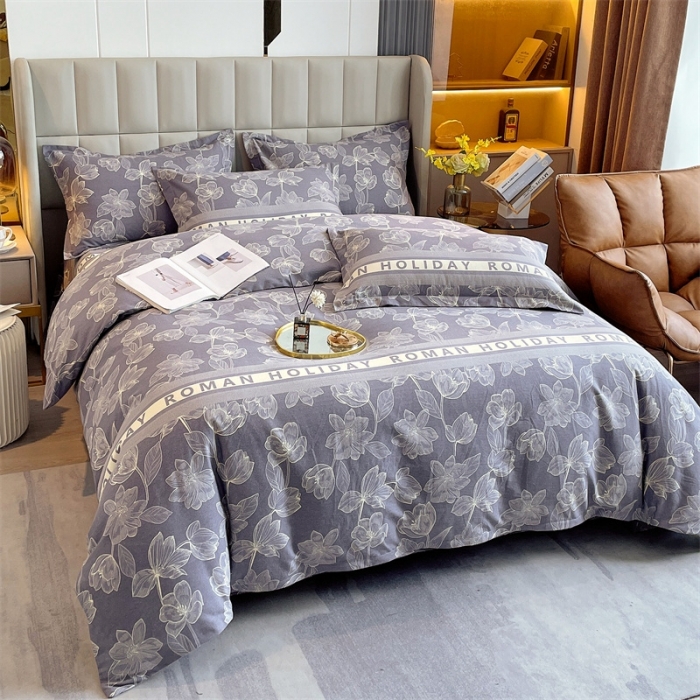 91家纺网 家纺一手货源 找家纺 凯磊家纺   2022新款.磨毛四件套 林间晨曲