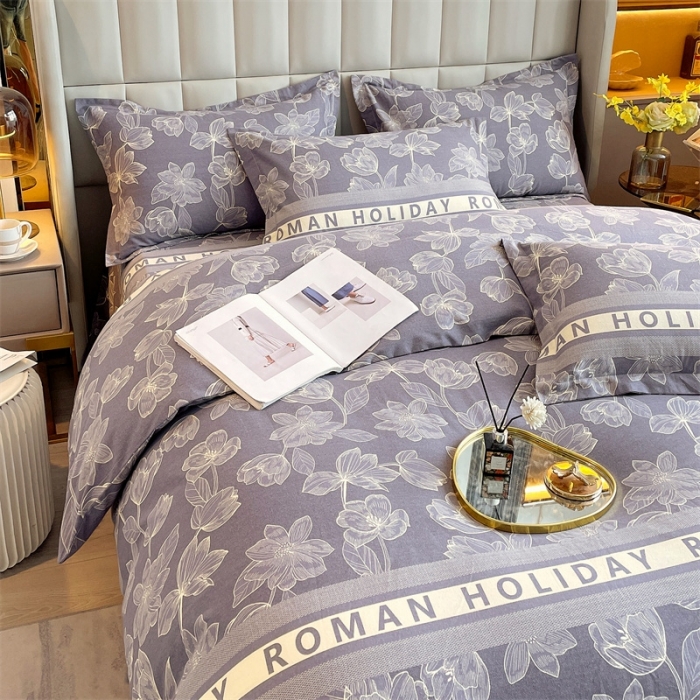 91家纺网 家纺一手货源 找家纺 凯磊家纺   2022新款.磨毛四件套 林间晨曲