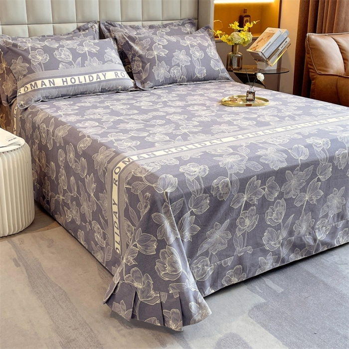 91家纺网 家纺一手货源 找家纺 凯磊2022新款.磨毛单床单 林间晨曲