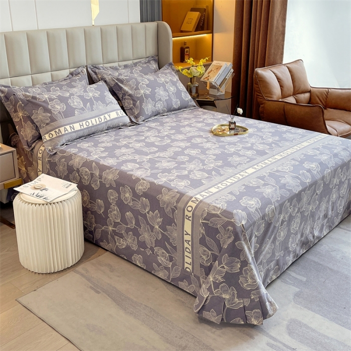 91家纺网 家纺一手货源 找家纺 凯磊2022新款.磨毛单床单 林间晨曲