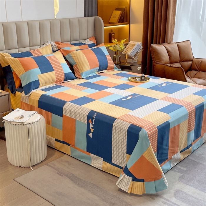 91家纺网 家纺一手货源 找家纺 凯磊2022新款.磨毛单床单 沐丝