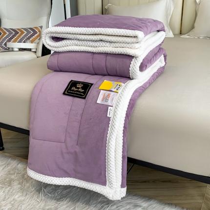 91家纺网 家纺一手货源 找家纺 (总)澳洲羽 2024新牛奶绒+羊羔绒盖毯毛毯子床单绒被子