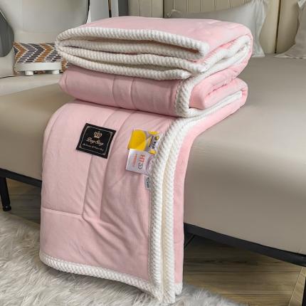 91家纺网 家纺一手货源 找家纺 (总)澳洲羽 2024新牛奶绒+羊羔绒盖毯毛毯子床单绒被子