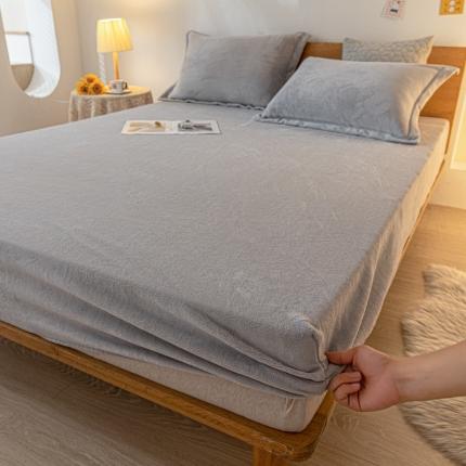 91家纺网 家纺一手货源 找家纺 (总）好阁 2022新款200g牛奶绒单品床笠