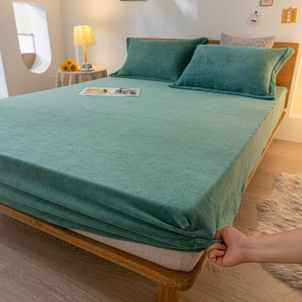 91家纺网 家纺一手货源 找家纺 (总）好阁 2022新款200g牛奶绒单品床笠