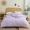 91家纺网 家纺一手货源 找家纺 德芙素色简约日式水洗棉被芯整张仿丝棉春秋被保暖冬被包质检 香芋紫Taro Purple