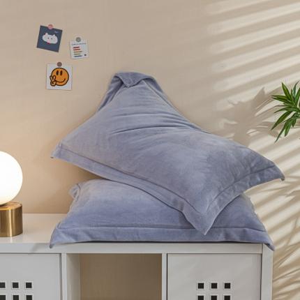 91家纺网 家纺一手货源 找家纺 （总）好阁 2022新款200g纯色牛奶绒单品枕套