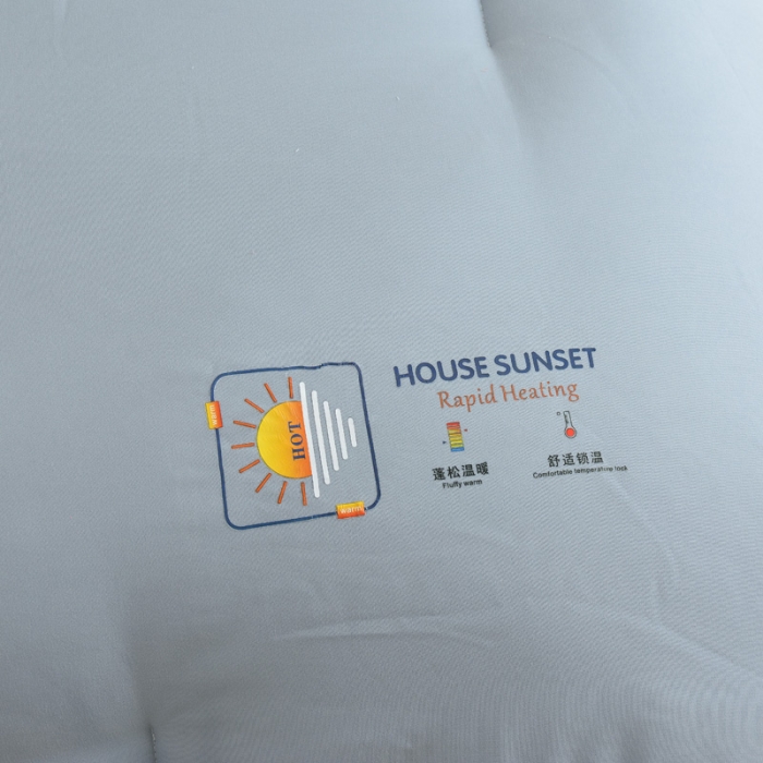 91家纺网 家纺一手货源 找家纺 德芙素色简约日式水洗棉被芯整张仿丝棉春秋被保暖冬被包质检 绅士灰Gentleman Grey