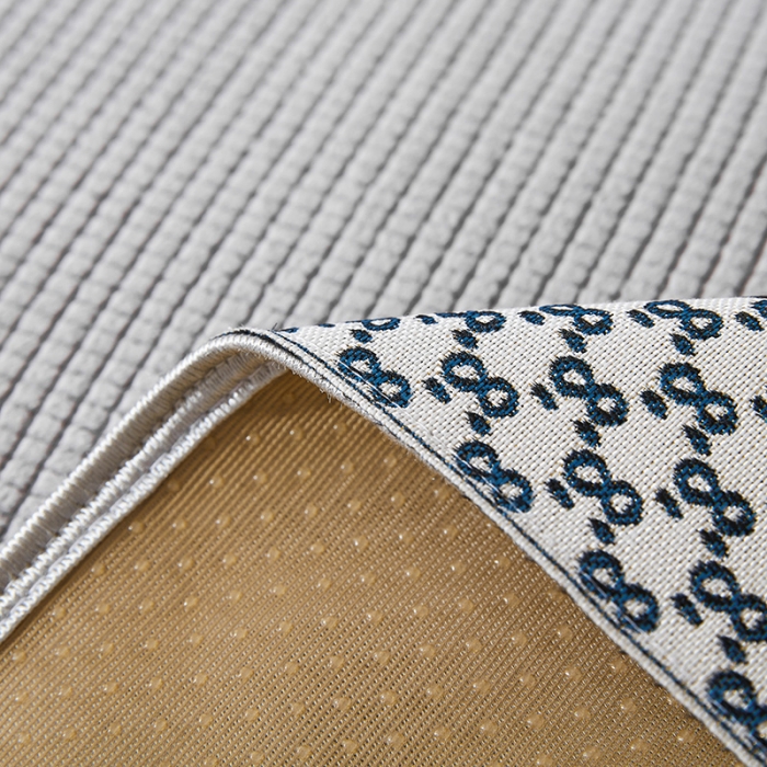 91家纺网 家纺一手货源 找家纺 千逸虹 2024新款加厚柔软防滑金粒绒沙发垫 浅灰