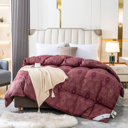 91家纺网 家纺一手货源 找家纺 总绒研羽绒2025新精梳棉提花鹅绒被羽绒被冬被春秋被