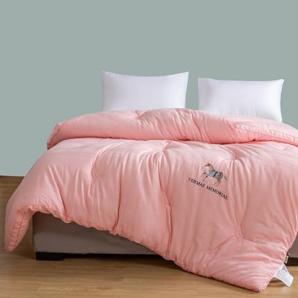 91家纺网 家纺一手货源 找家纺 （总）薇玛仕 2023新款A类母婴抗菌绣花大豆被冬被