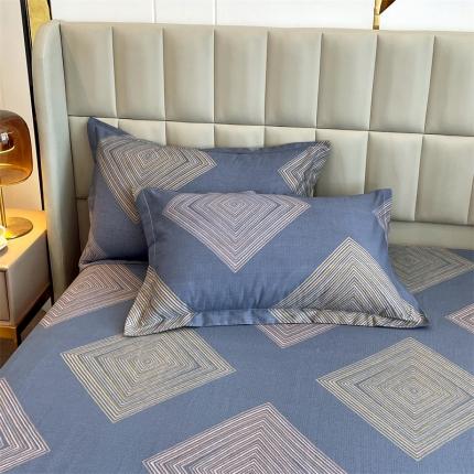 91家纺网 家纺一手货源 找家纺 凯磊2022新款.磨毛系列单枕套48*74cm/对秋凉若水