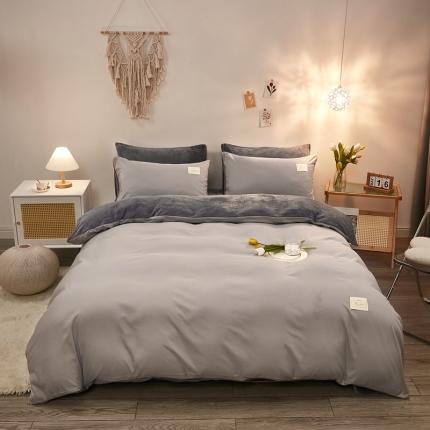 91家纺网 家纺一手货源 找家纺 （总）啊雅家居 2025新款水洗棉+牛奶绒三件套四件套