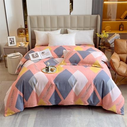 91家纺网 家纺一手货源 找家纺 （总）凯磊家纺 2022新款.磨毛系列--单被套