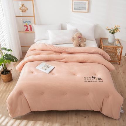 91家纺网 家纺一手货源 找家纺 薇玛仕-A类朴棉大豆被冬被 粉玉色