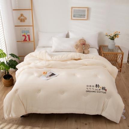 91家纺网 家纺一手货源 找家纺 薇玛仕-A类朴棉大豆被冬被 米白色