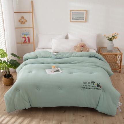 91家纺网 家纺一手货源 找家纺 薇玛仕-A类朴棉大豆被冬被 天蓝色