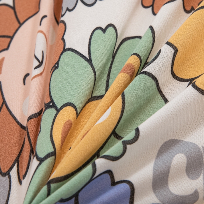 91家纺网 家纺一手货源 找家纺 芯恋 2025新款针织棉大豆被子被芯春秋加厚冬被 呆萌熊