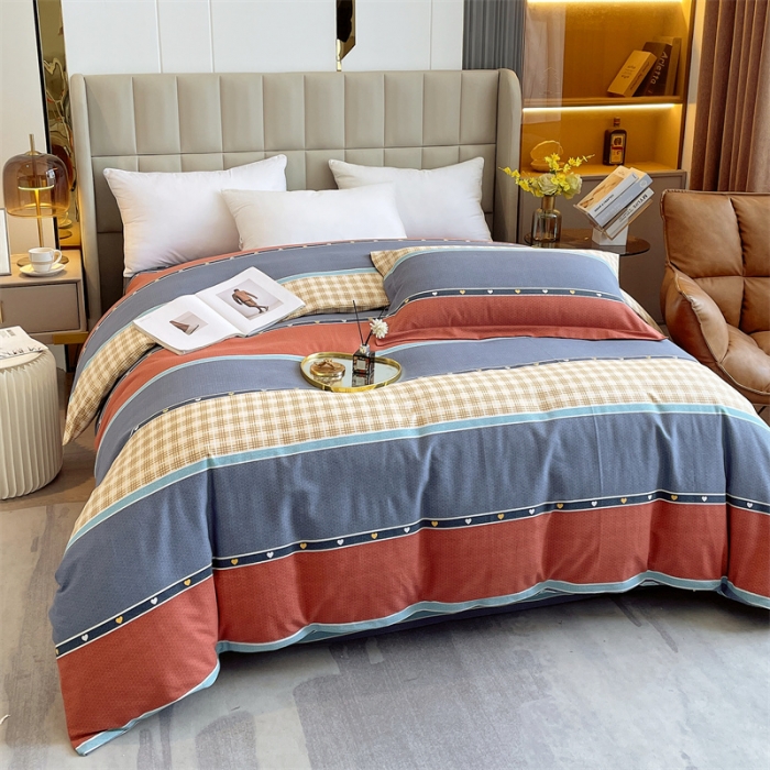 91家纺网 家纺一手货源 找家纺 凯磊家纺 2022新款.磨毛系列--单被套 艾儿纱